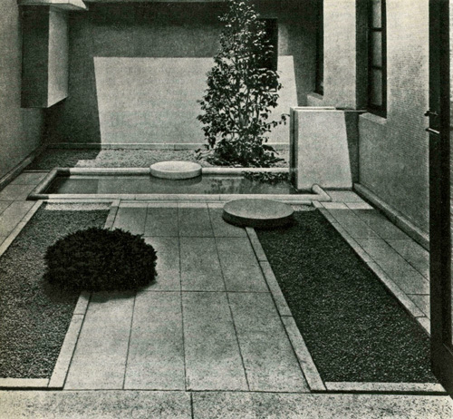 Сутэми Хоригути. Сад дома Киккава в Токио. 1930