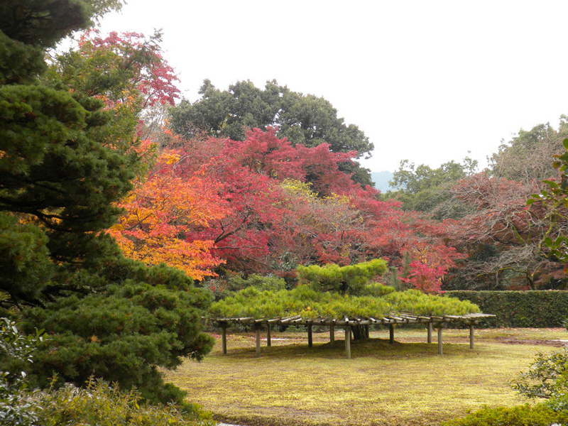 Японский сад. Ансамбль императорской виллы Сюгакуин в Киото. Shugakuin Imperial Villa