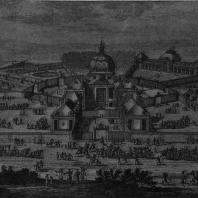 Версаль, «Менажри» (зверинец). 1668 г, Арх. Лe-Bo. Гравюра Перелля
