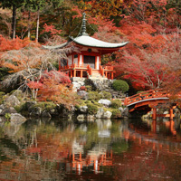 Сад «Четырех Времен Года» Самбоин. Монастырский комплекс Дайгодзи в Киото