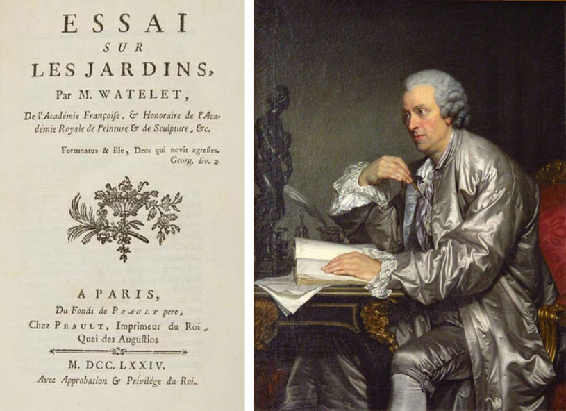 Claude-Henri Watelet. Essai sur les jardins. Paris, 1774. Опыт о садах. Клод-Анри Ватле