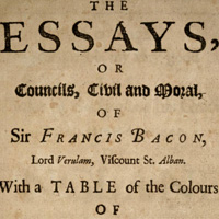 Francis Bacon. Essayes: Religious Meditations. Places of Perswasion and Disswasion. Seene and Allowed (1625). ХLVI. Of Gardens. Фрэнсис Бэкон. О садах. ХLVI (Опыты и наставления нравственные и политические)
