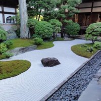 Сады монастыря Мёсиндзи в Киото