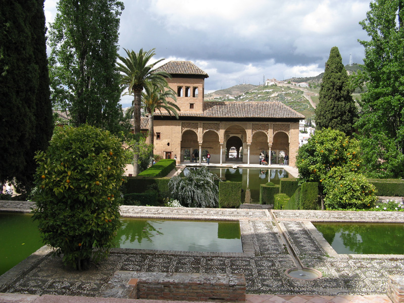 Парталь (двор Смоковницы). Альгамбра. Alhambra. Partal (Patio de la Higuera)