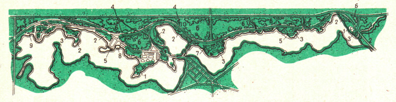 План гидропарка «Озеро Бельвил» (штат Мичиган, США)