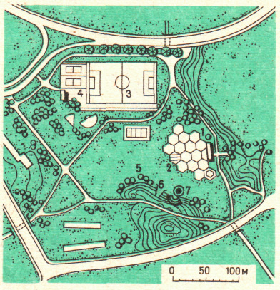 Игровой парк в жилом районе Фарсты — города—спутника Стокгольма
