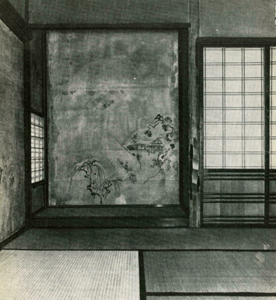 Интерьер чайного павильона Санундзё в храме Кохо-ан в монастыре Дайтокудзи в Киото. 18 в.