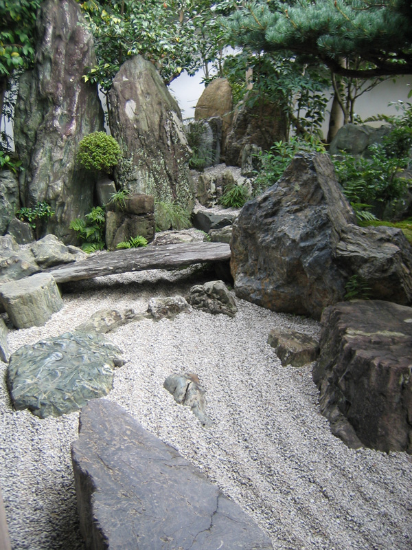 Японский сад. Сад храма Дайсэн-ин. Монастырский комплекс Дайтокудзи в Киото. Daisen-in