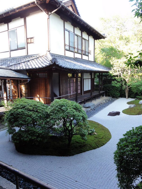 Японский сад. Сад монастыря Мёсиндзи в Киото. Myoshin-ji