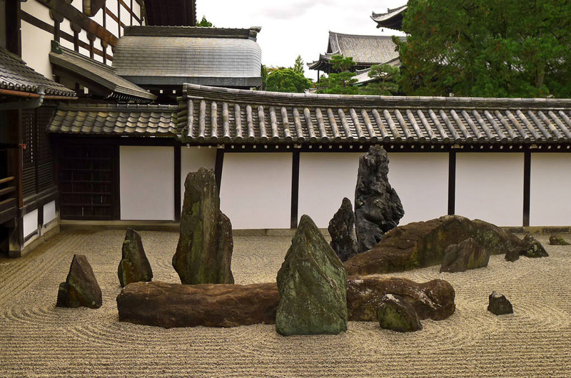 Японский сад. Сады монастыря Тофукудзи в Киото. Tofuku-ji