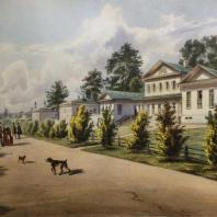 Кузьминки. Вид больницы. Из альбома «Виды села Влахернского» (1841 г.)
