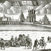 Измайлово, 1726 г. (?) Гравюра И. Зубова