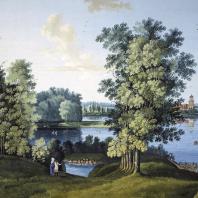 Большой пруд в Царско-Сельском парке. Щедрин С.Ф. 1777 г.