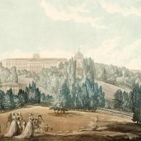 Прогулка Екатерины II В Царскосельском парке. Дамам-Демартре М.Ф. 1813 г.