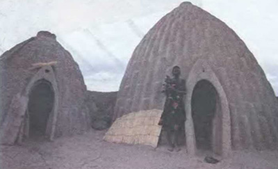 Куполообразные дома в северном Камеруне