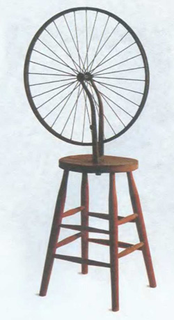 Марсель Дюшан, «Велосипедное колесо на табуретке», 1913